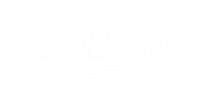 Logo de la CNESST.